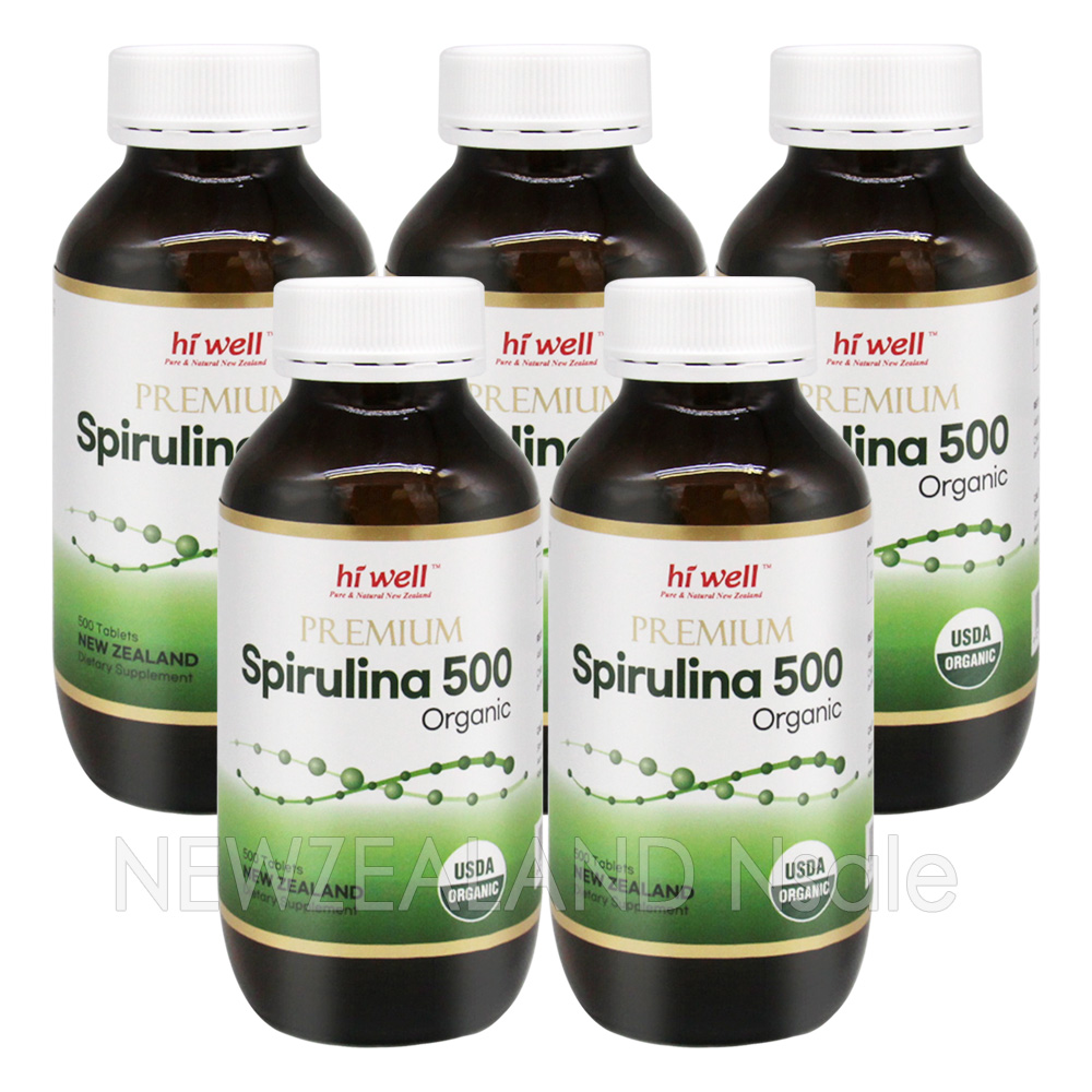 하이웰 프리미엄 스피루리나 500mg 500정 5통