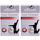(오더베이스) 굿헬스 철분(Iron chews) 30정 츄어블 태블릿 2통