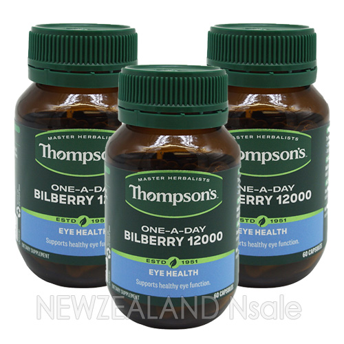 톰슨 원어데이 빌베리12000mg 60캡슐 3통