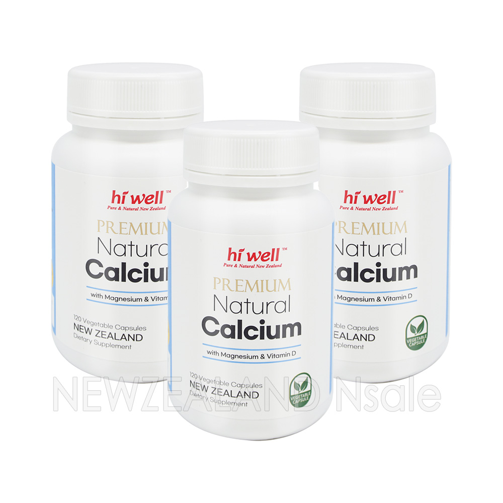 하이웰 프리미엄 해조칼슘(with Magnesium & Vitamin D) 120 베지캡슐  3통