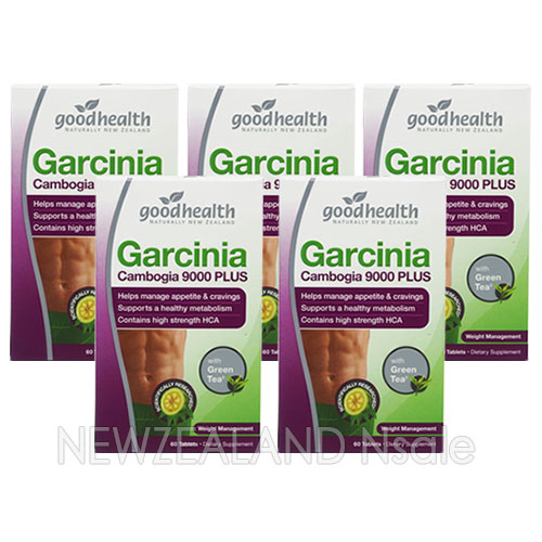 굿헬스 가르시니아 캄보지아 9000플러스 그린티 60정 5통 *