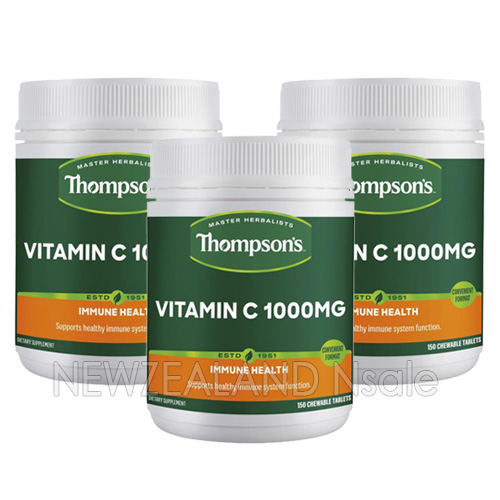 톰슨 비타민C 1000mg 150정 3통