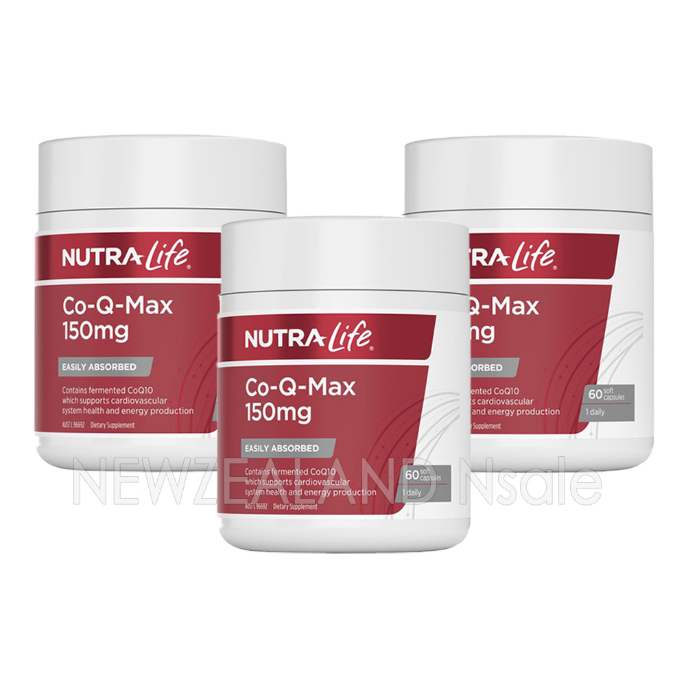 뉴트라라이프 코엔자임 Co-Q Max 150mg 60캡슐 3통