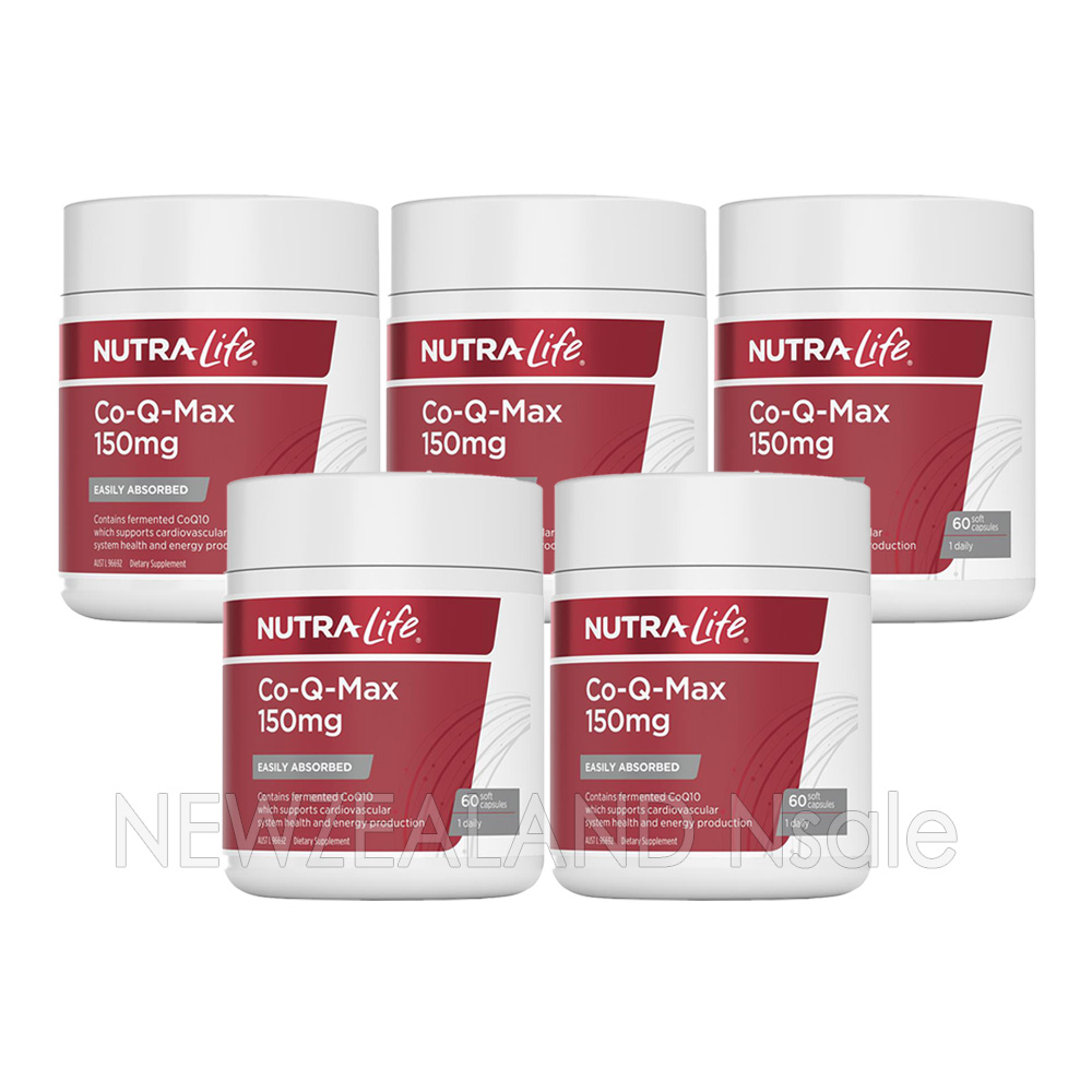 뉴트라라이프 코엔자임 Co-Q Max 150mg 60캡슐 5통