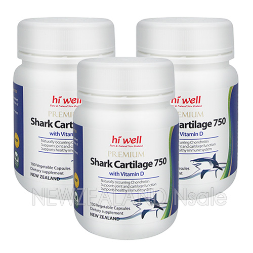 하이웰 프리미엄 상어연골 750 100캡슐 (베지캡슐) 3통
