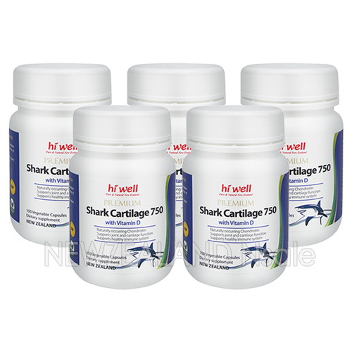 하이웰 프리미엄 상어연골 750 100캡슐 (베지캡슐) 5통