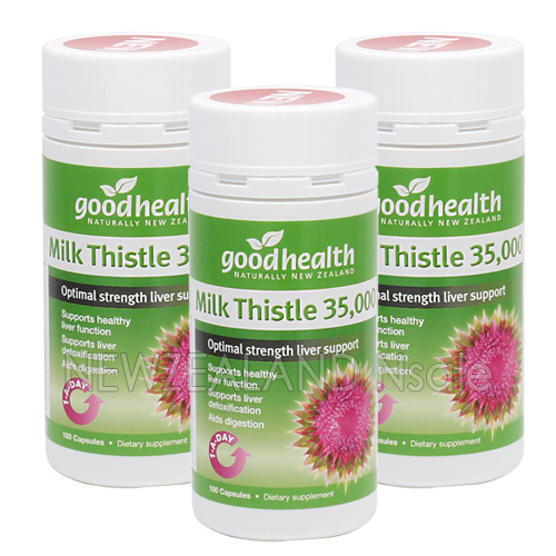 굿헬스 밀크씨슬 35,000mg 100캡슐 3통