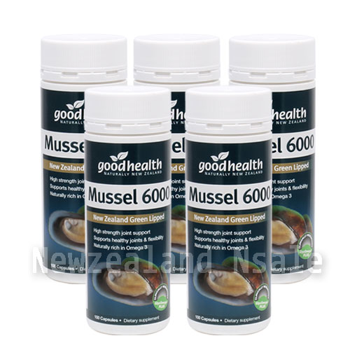 굿헬스 녹색입홍합 6000mg 100캡슐 5통