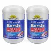 (오더베이스) 네이쳐스웨이 키즈 스마트 오메가3 피쉬오일 트리오 180캡슐 2통