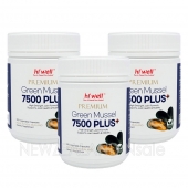 [20% 할인행사] 하이웰 프리미엄 초록입홍합 7500mg 플러스 300베지캡슐 3통