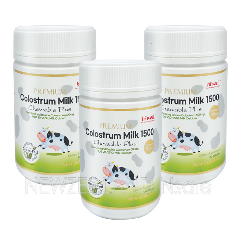 하이웰 프리미엄 초유 정제1500 플러스(Plus) 120정(1정 600mg) 3통