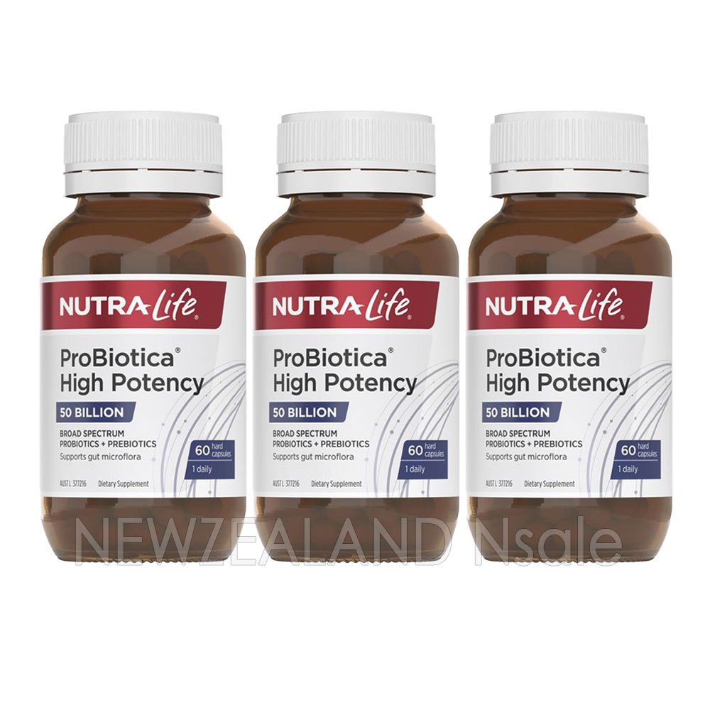 뉴트라라이프 프로바이오틱 500억 유산균 60캡슐 3통