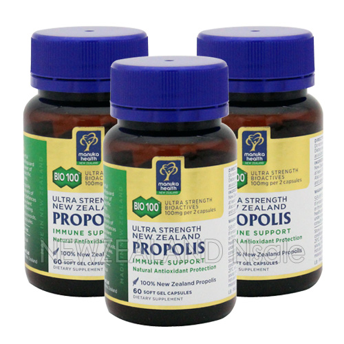마누카헬스 프로폴리스 BIO100 60캡슐 3통