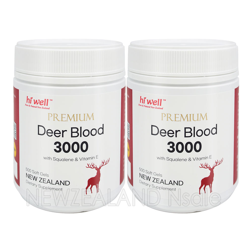 하이웰 프리미엄 녹혈 3000 플러스 스쿠알렌 앤드 비타민E  500캡슐 2통