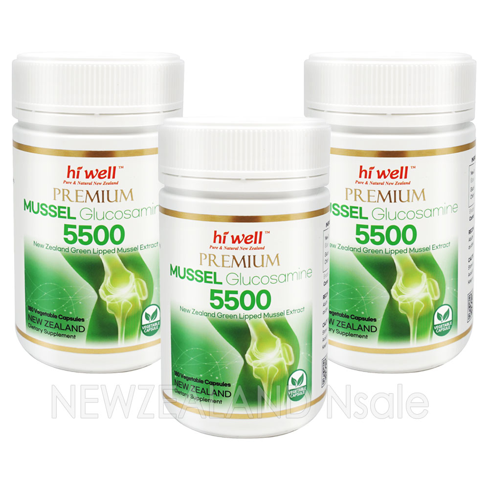 하이웰 프리미엄 홍합 글루코사민 5500 180 베지캡슐 3통
