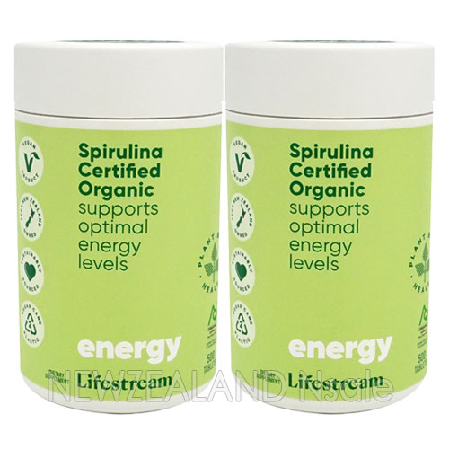(오더베이스) 라이프스트림 유기농 스피루리나 500정 2통