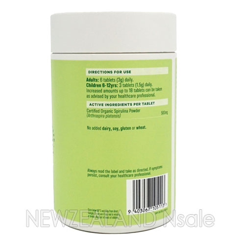 (오더베이스) 라이프스트림 유기농 스피루리나 500정 3통