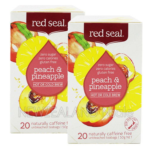 레드씰 복숭아 & 파인애플 과일차 (peach & pineapple) 20티백 2통