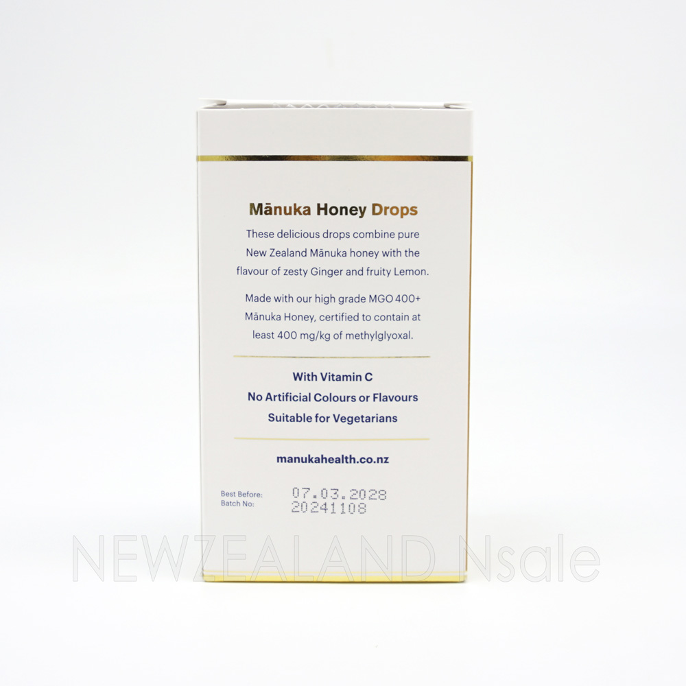 마누카헬스 마누카허니 진저&레몬 드롭(캔디) -15개입
