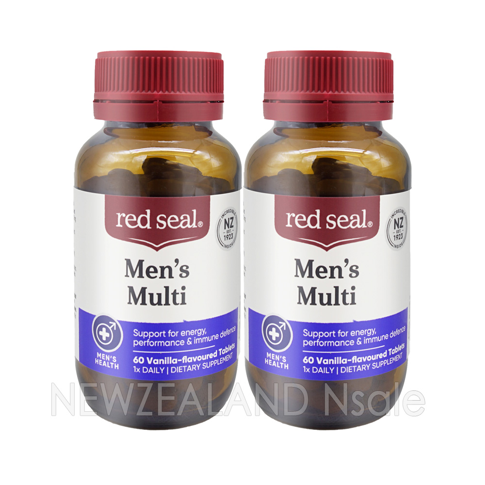 (오더베이스) 레드씰 남성 멀티비타민 원어데이 60정 2통