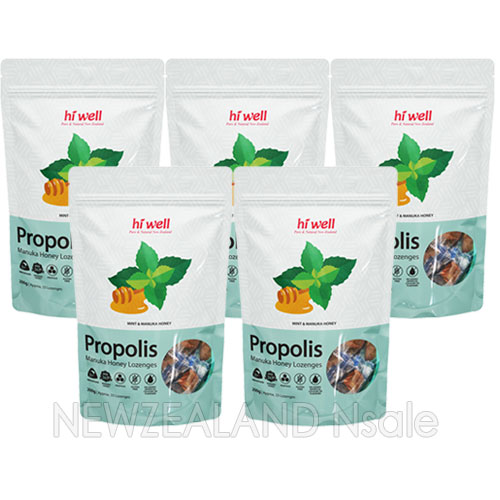 하이웰 프로폴리스 민트 & 마누카허니 MGO263+ 로젠지(캔디) 200g 5개