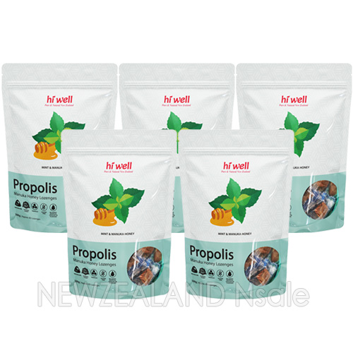 하이웰 프로폴리스 민트 & 마누카허니 MGO263+ 로젠지(캔디) 500g 5개