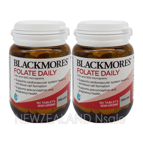 블랙모어스 엽산 500mcg 90정 2통