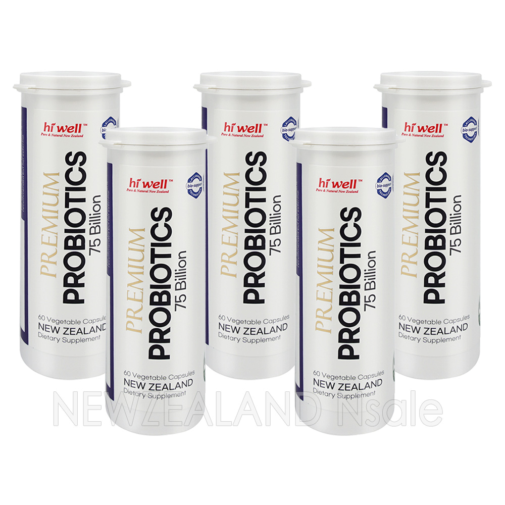 하이웰 프리미엄 프로바이오틱스 750억 60베지캡슐 5통
